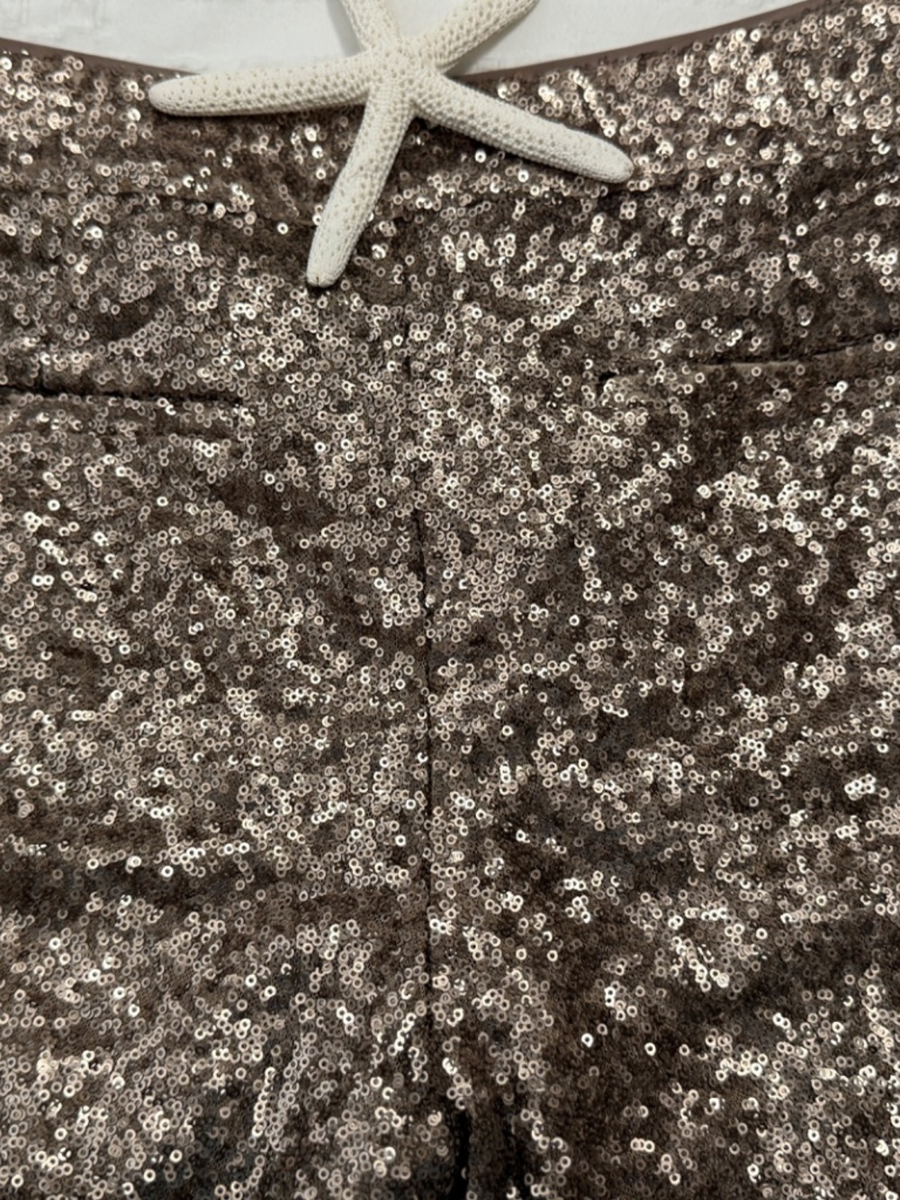 Zara sequined gold pants - Picture 5 of 5